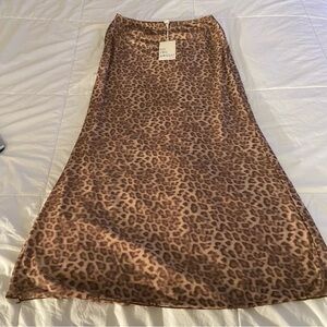 Leopard Print Skirt